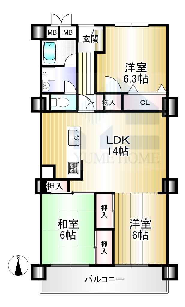吹田市山田西４
