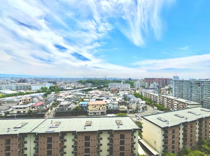 千里山田ＢＣ団地Ａ５棟　眺望