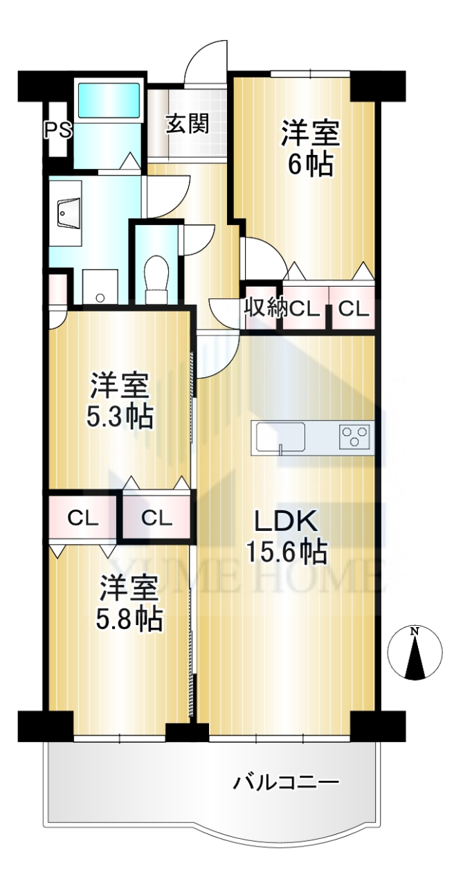 摂津市鶴野４