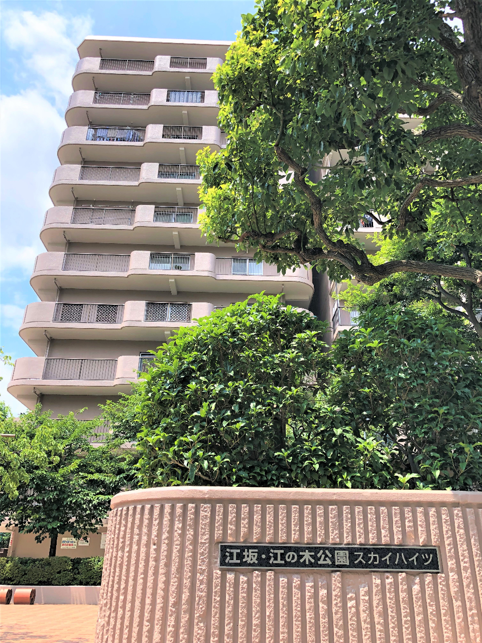 江坂江の木公園スカイハイツ　外観